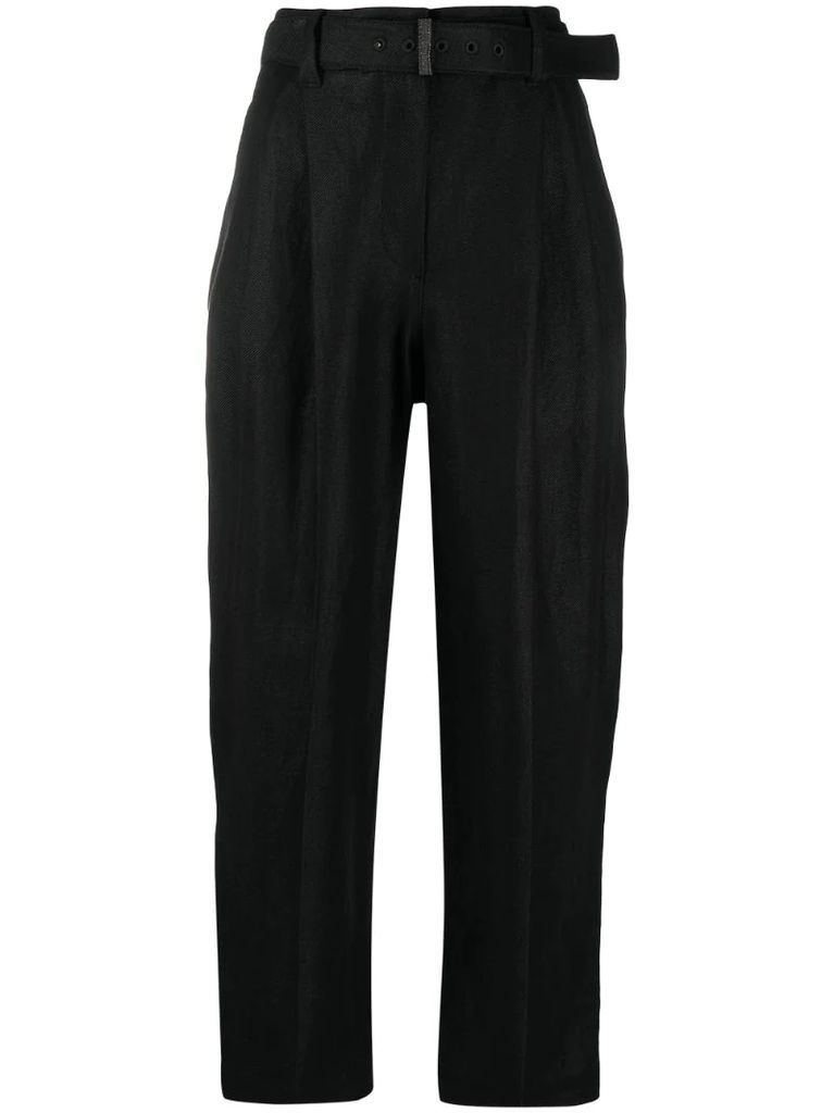 utility tapered trousers