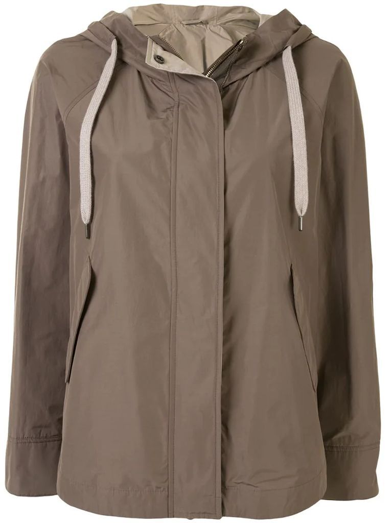 long-sleeve hooded jacket