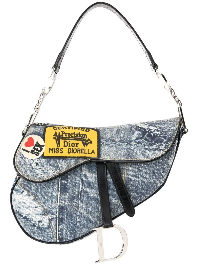 pre-owned Miss Diorella saddle hand bag