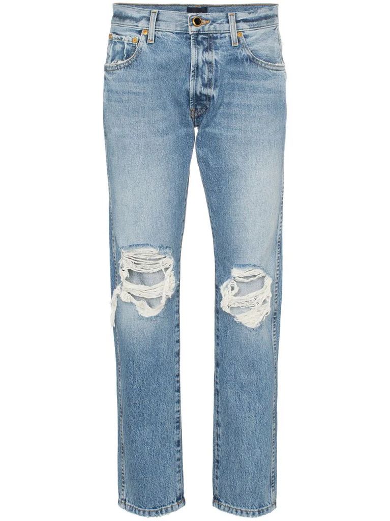 Kyle low rise distressed jeans