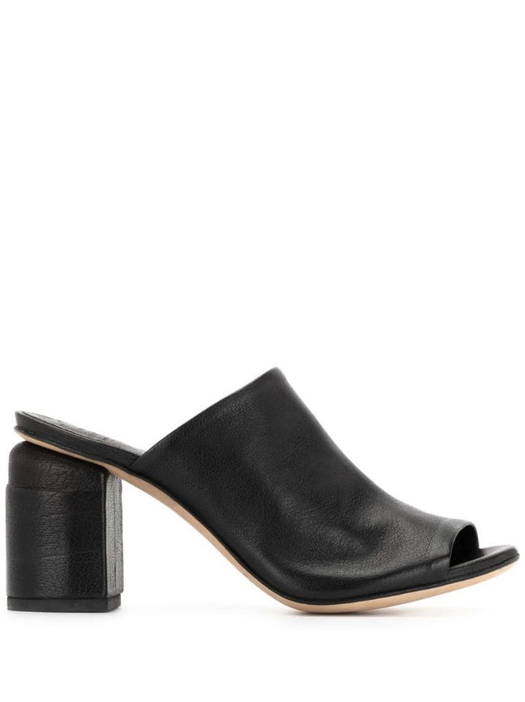 Emilie block heel mules