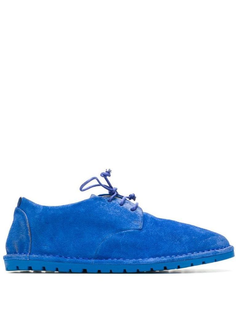 x Andreas Murkudis suede lace-up shoes