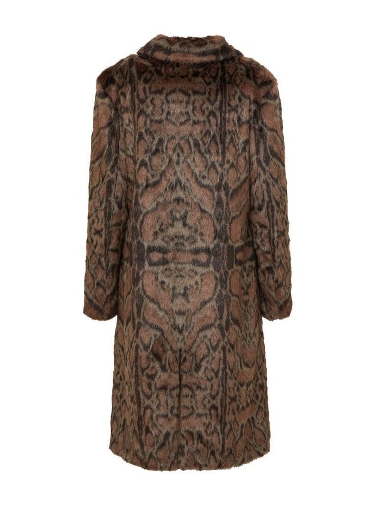 Maze leopard-print coat