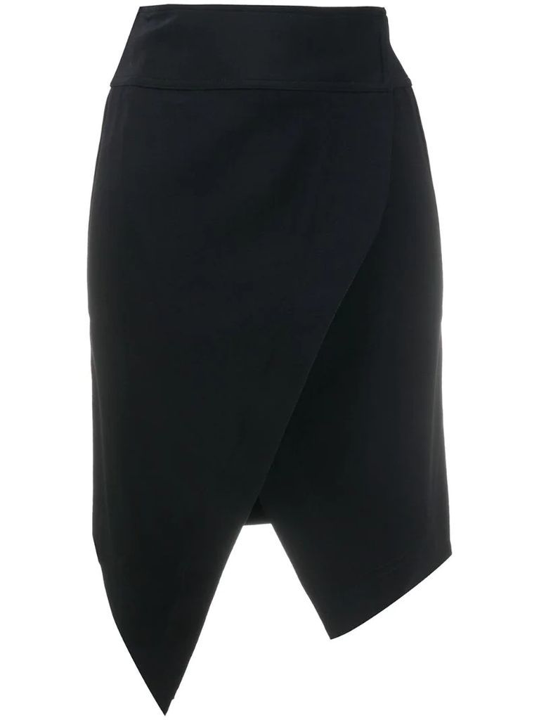 asymmetric wrap skirt