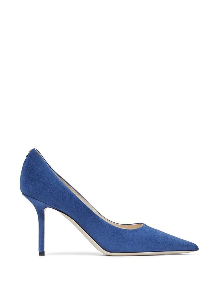Love suede pointed-toe pumps 85mm
