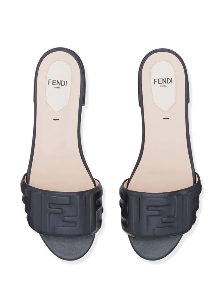 embossed FF motif slip-on sandals