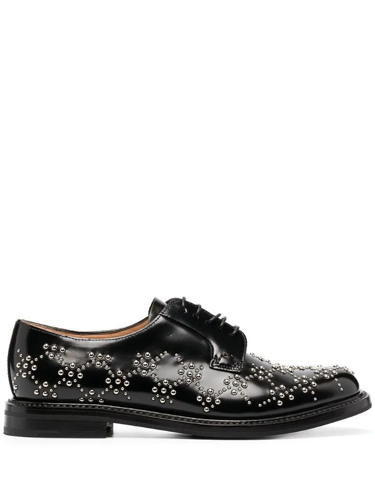x Church's studded leather derby shoes