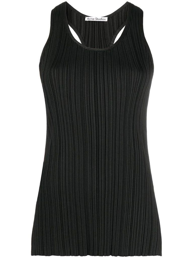 fine ribbed tank top