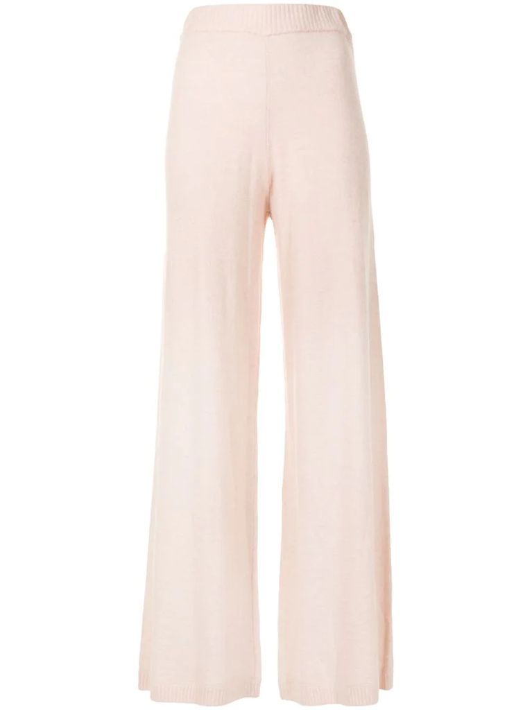 Igor flared knitted trousers