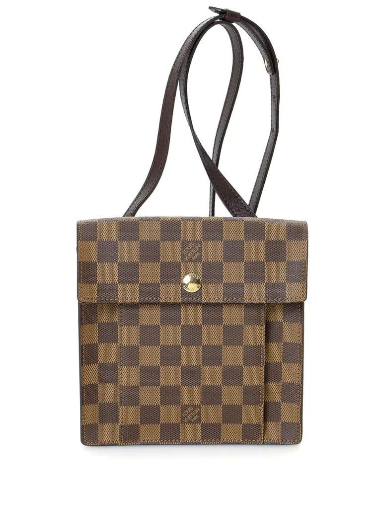 pre-owned Damier Ebène Pimlico shoulder bag