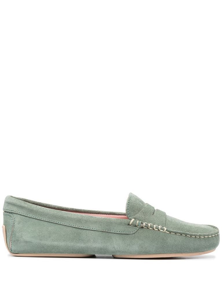 classic suede loafers