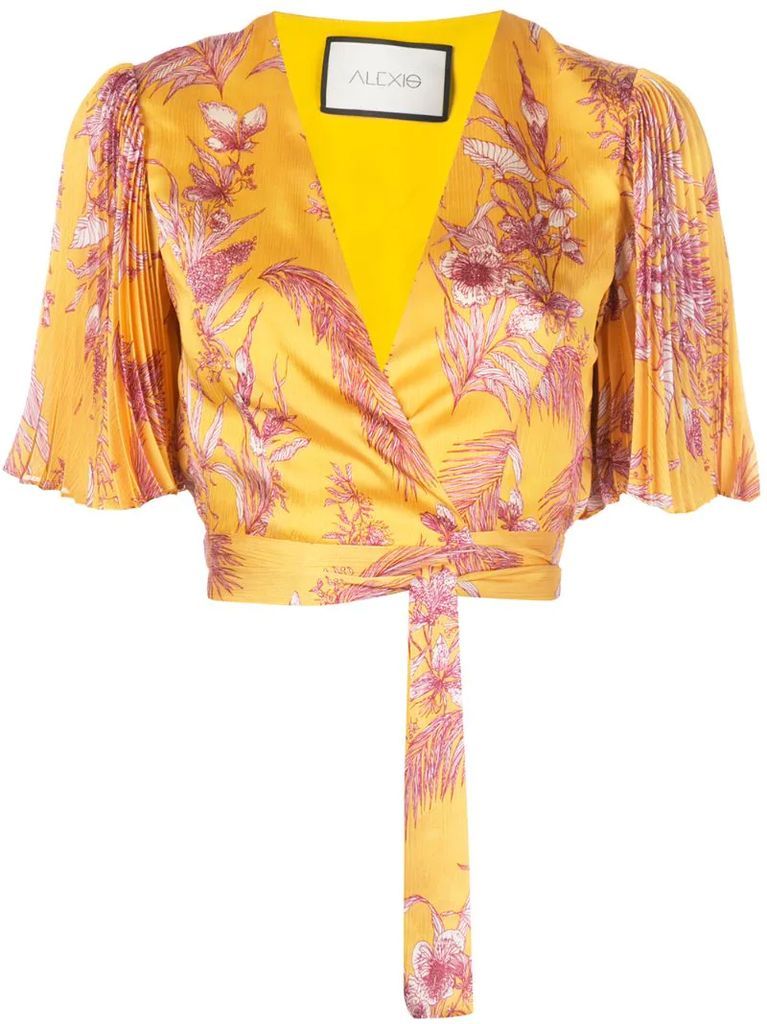 Rylie floral print blouse