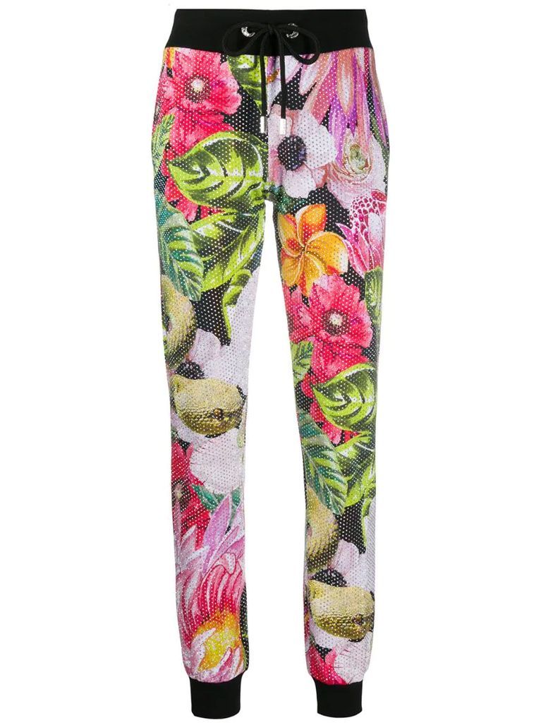 floral print track pants