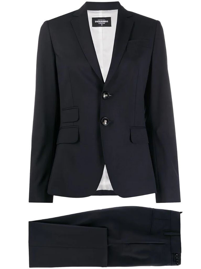 two-piece trouser suit