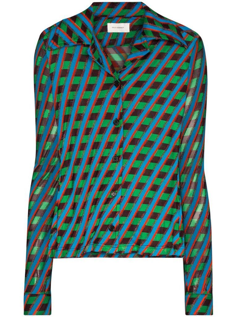 Mambo geometric-print shirt