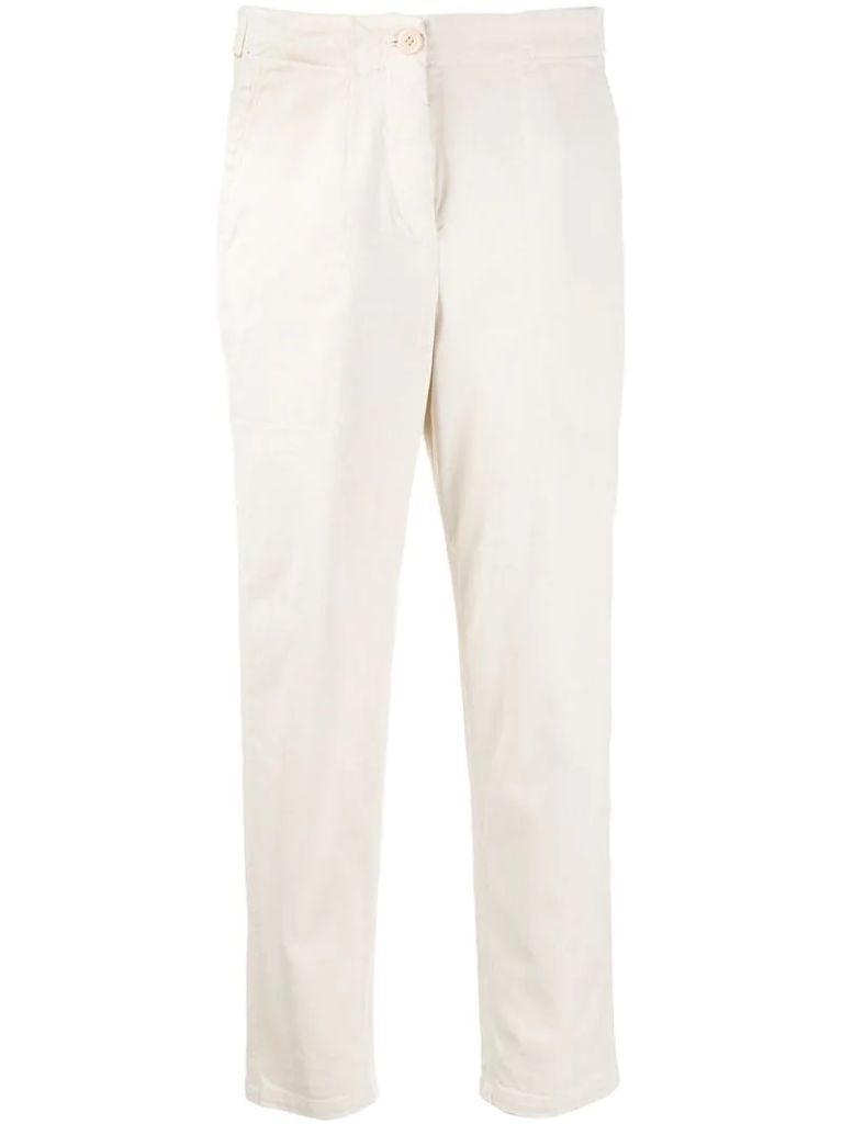 mid-rise utility trousers