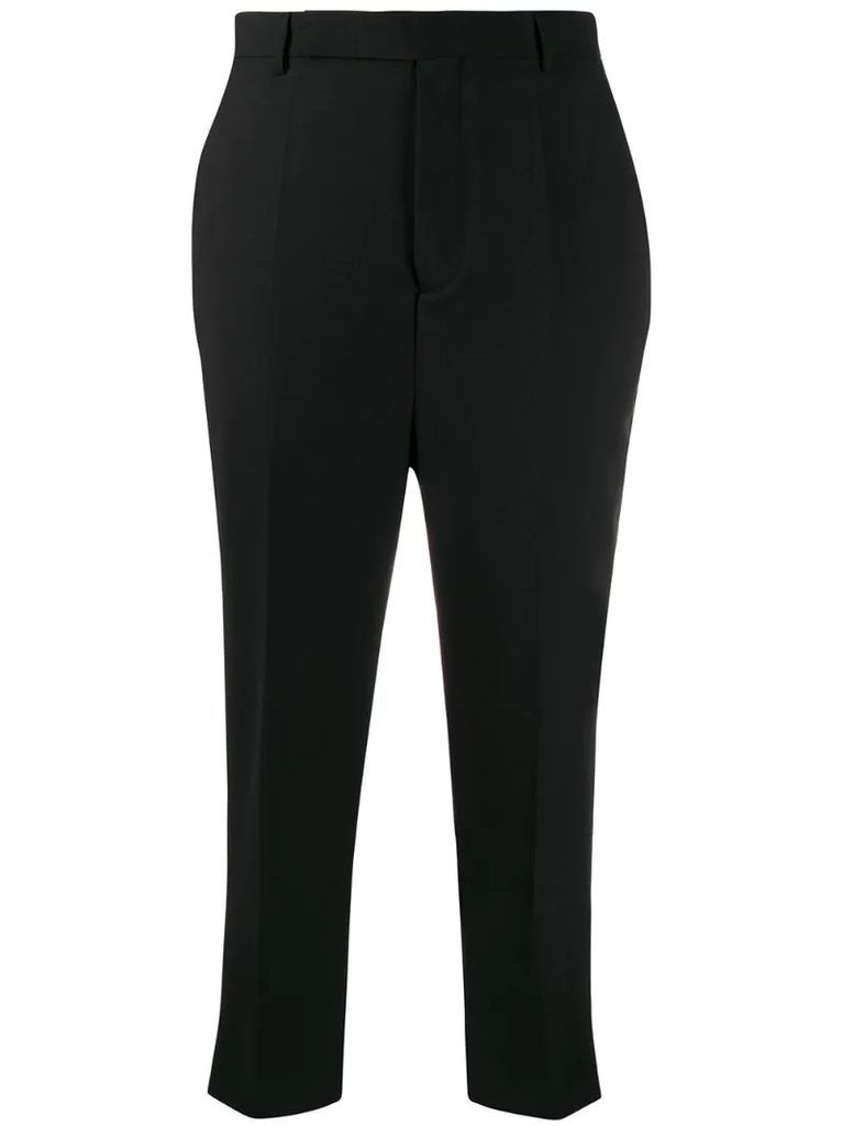 cropped tailored trousers