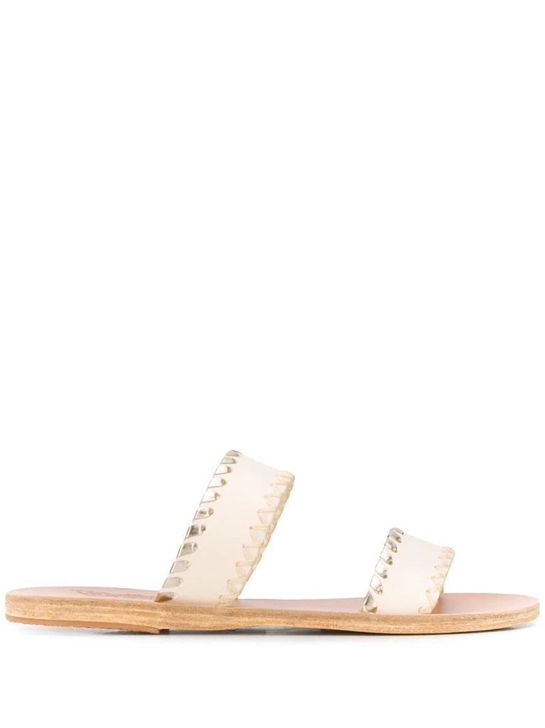 Melia whipstitched sandals