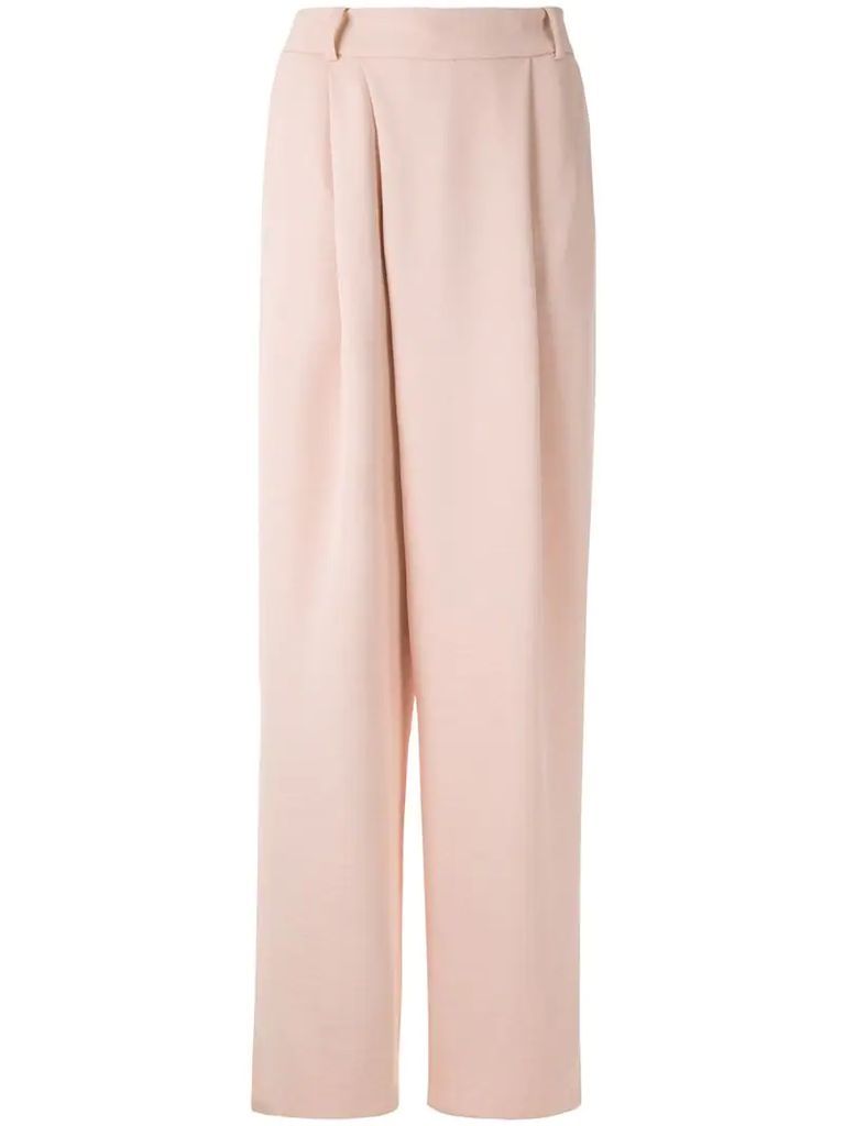 Maresia pleat details trousers