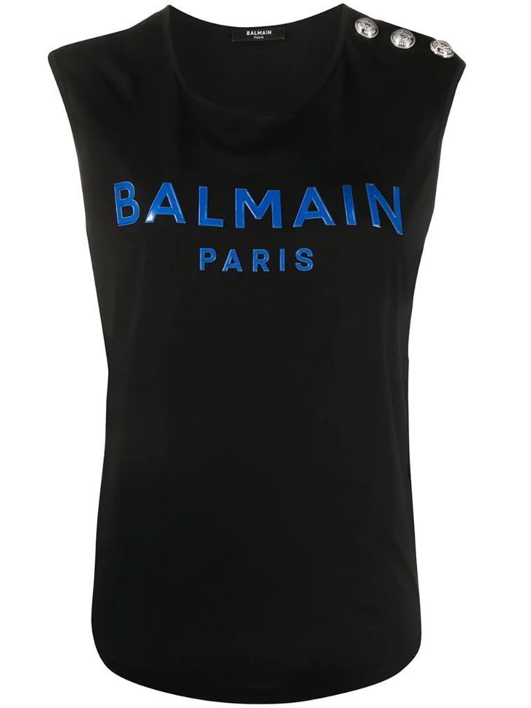 logo tank top