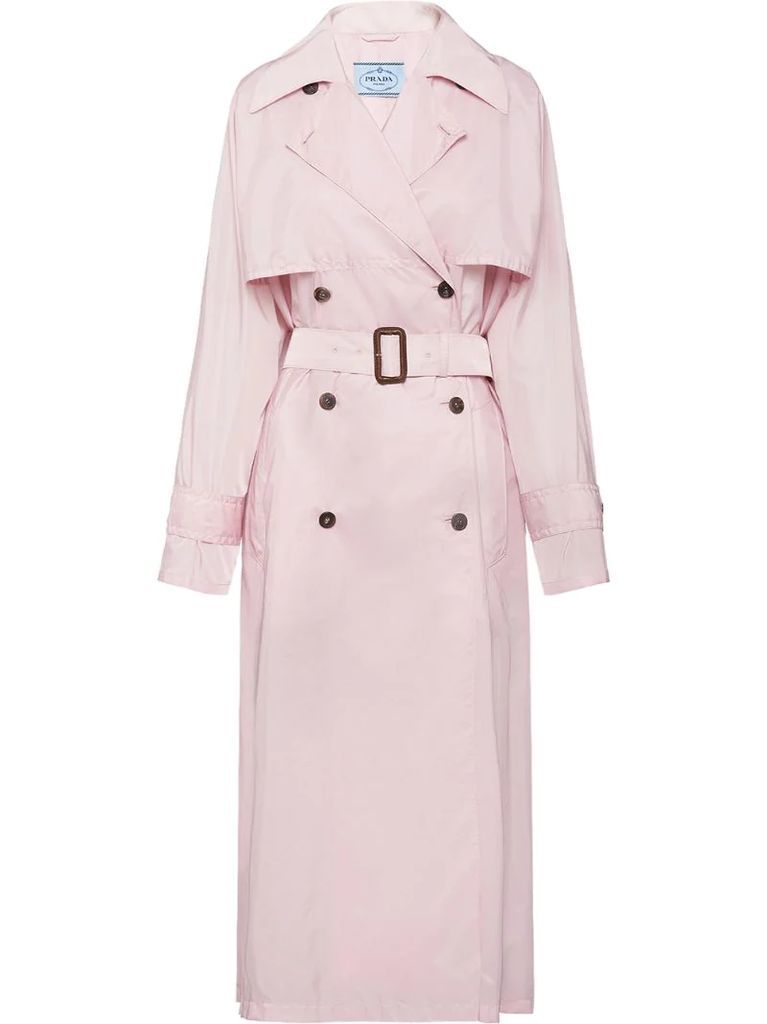 flared trench coat