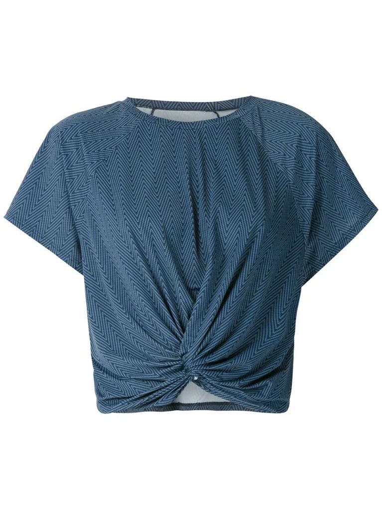 Frequência Performance cropped blouse