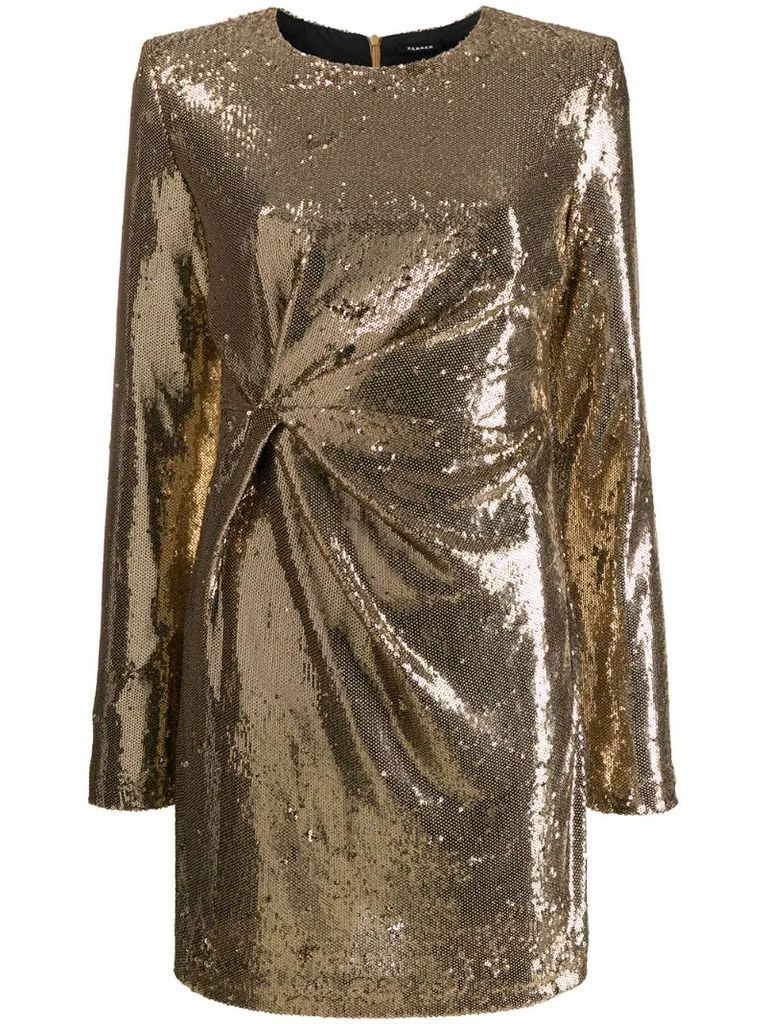 sequinned party dress