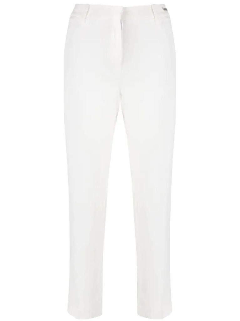 mid-rise logo trousers