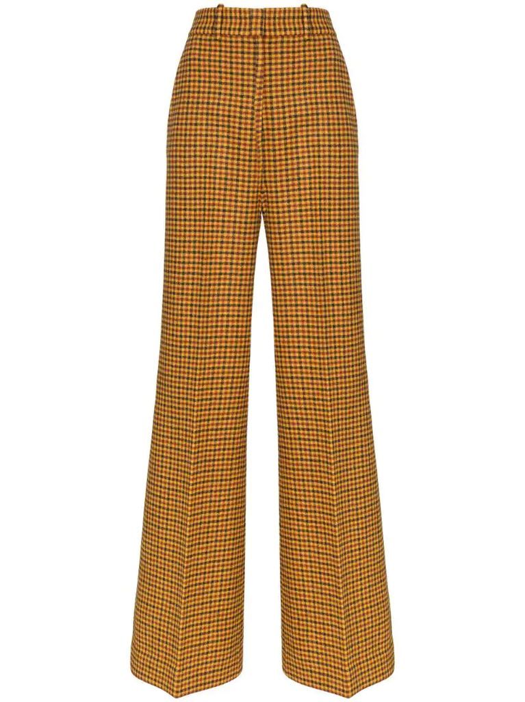 Bernadette checked trousers