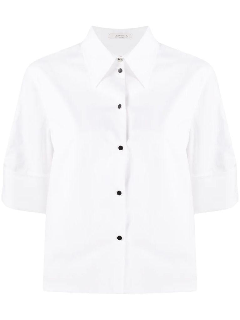 Poplin Power boxy-fit shirt