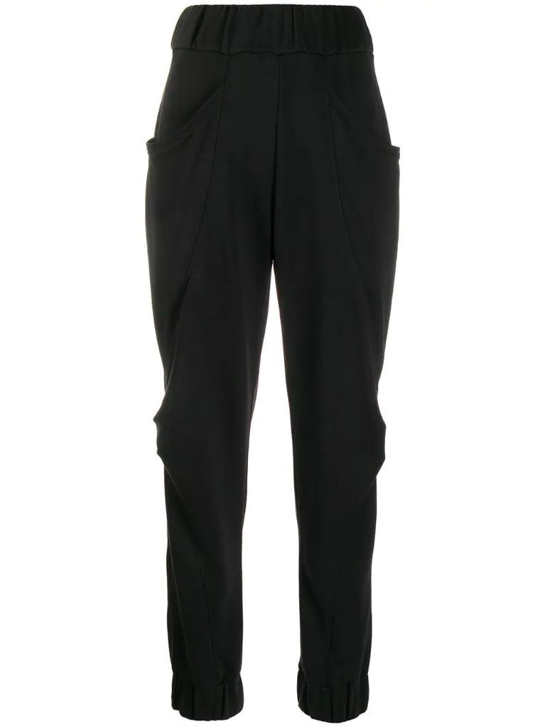 ruched detail track pants