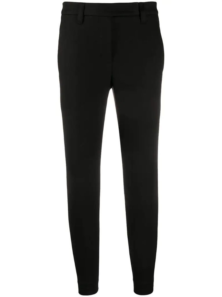 tailored cropped trousers