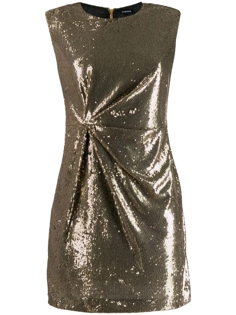 sequinned mini dress