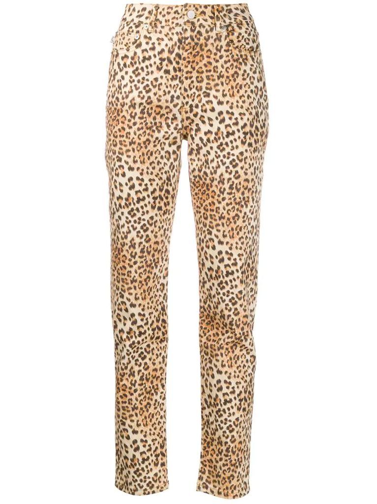 Tara leopard print jeans