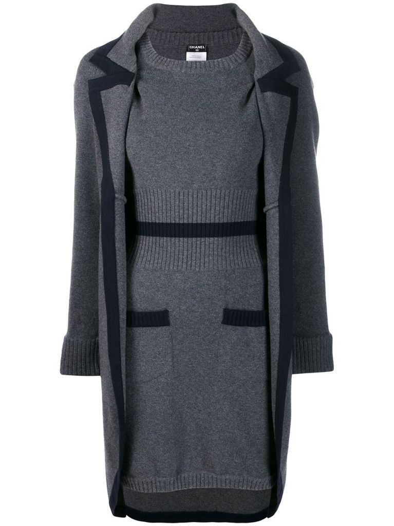 2008's knitted dress and coat