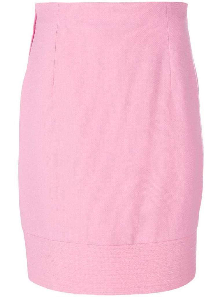 fitted midi skirt