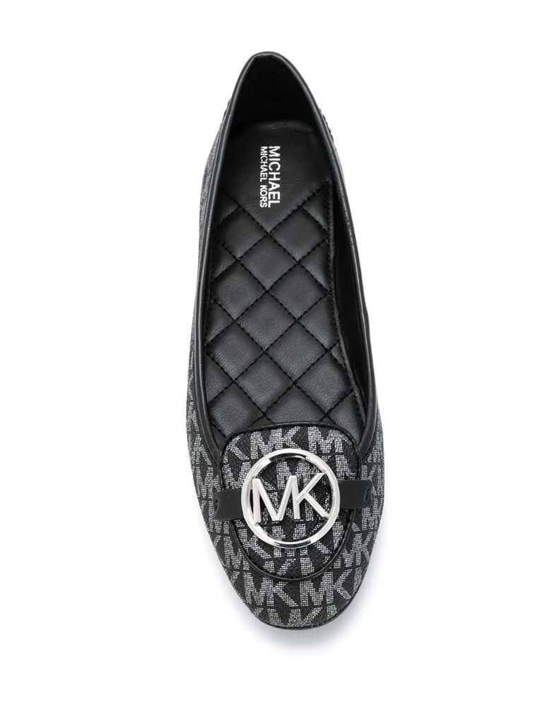 Lillie logo-print loafers