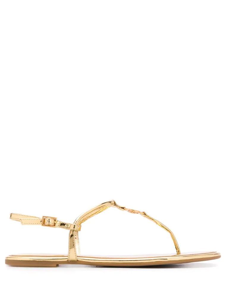 flat strap sandals