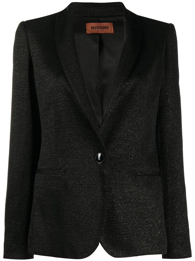 one-button blazer