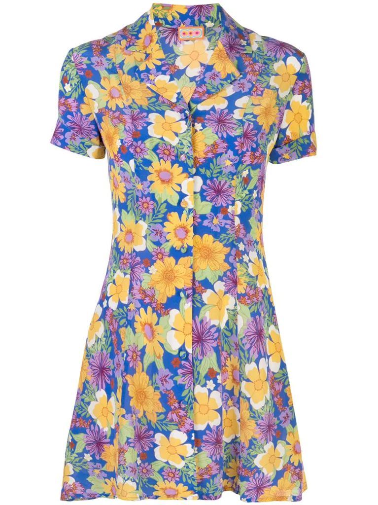 Clemenceau floral print dress