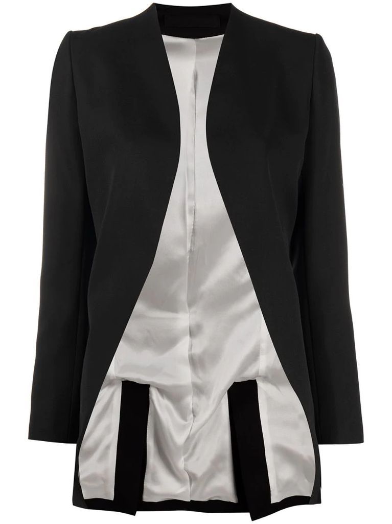 open tuxedo jacket