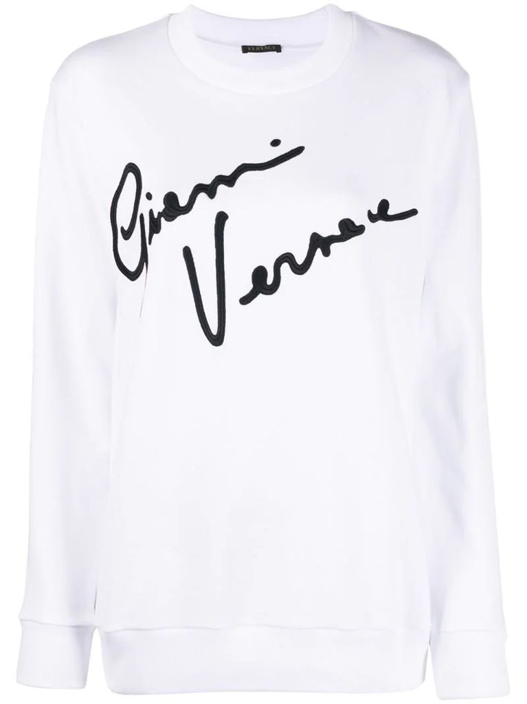 GV Signature crewneck sweatshirt