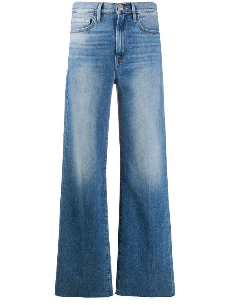 Le California Heritage mid-rise wide-leg jeans