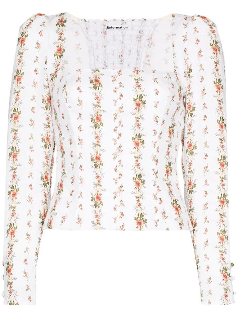 Fillmore floral print blouse