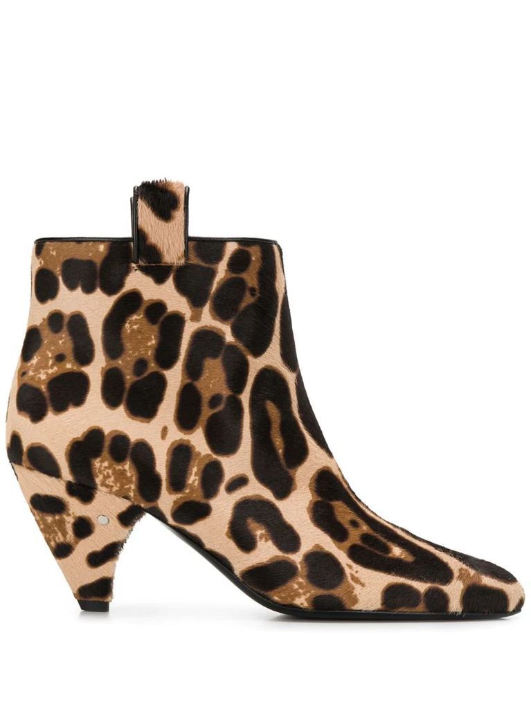 Terence leopard print boots