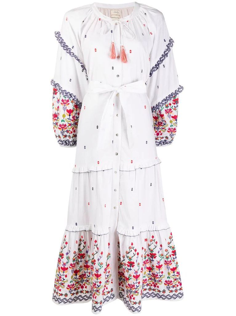 Kenko floral embroidered dress