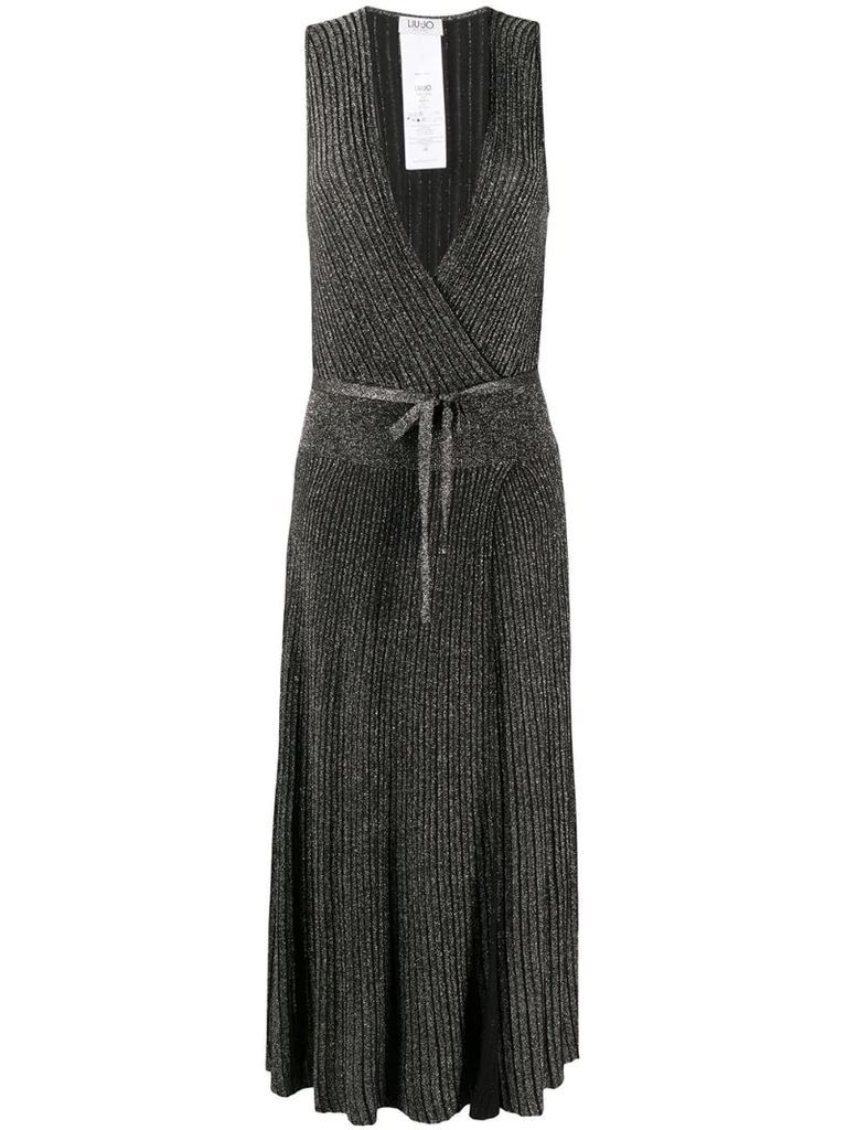 shimmer knit dress