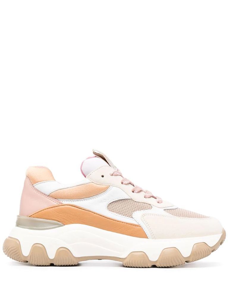 chunky panelled trainers