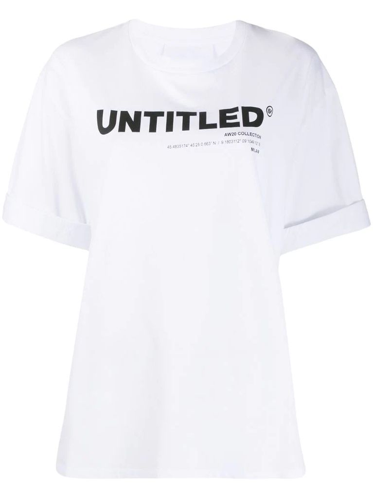 Untitled print T-shirt