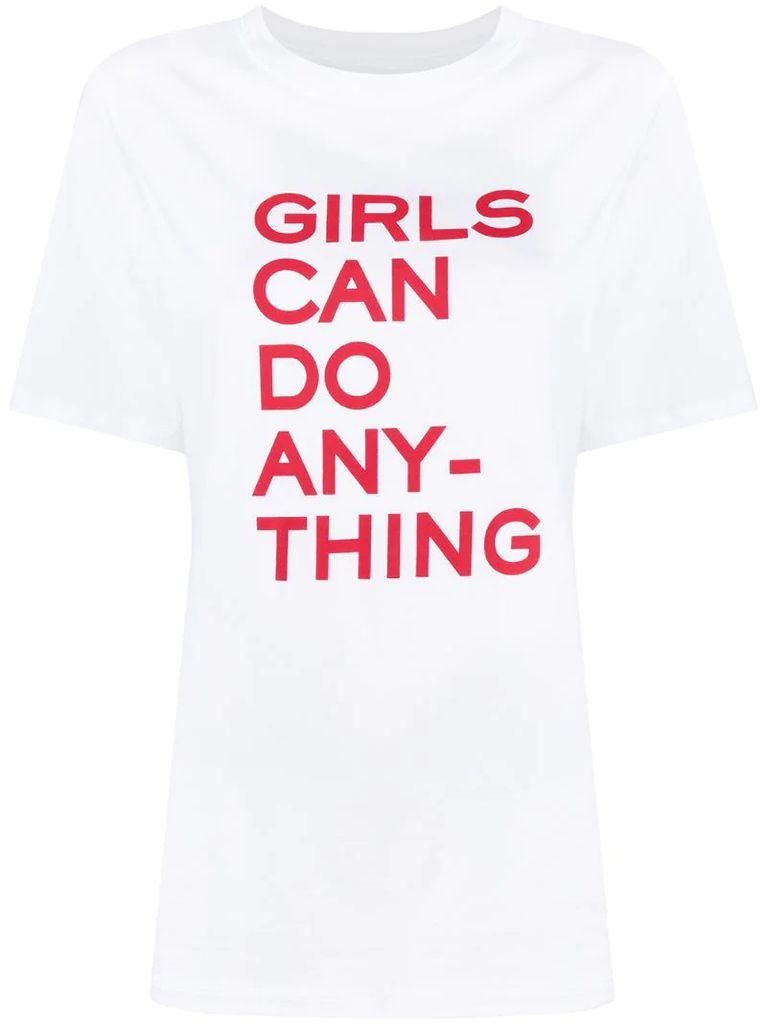 Bella slogan-print cotton T-shirt